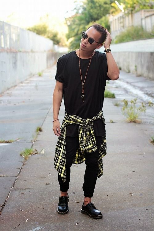 Camisa xadrez deals amarrada